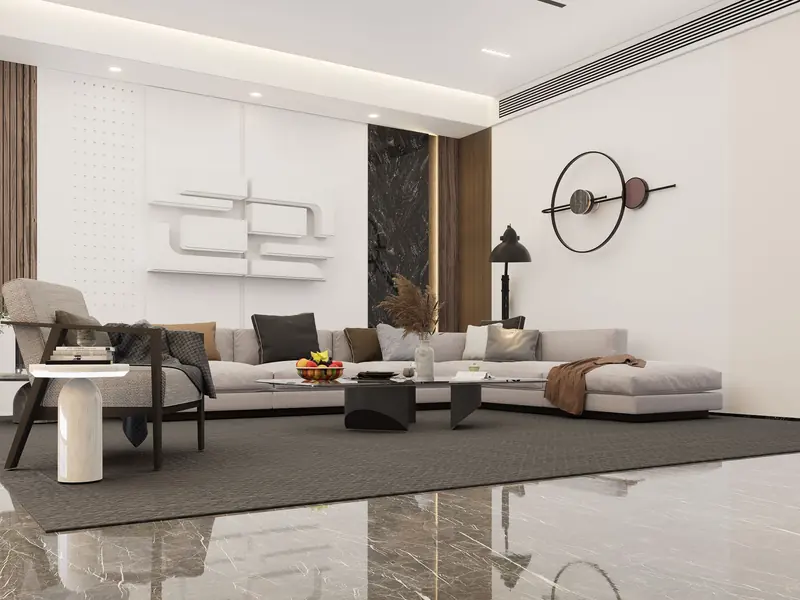 Vitrified Tiles tiles in an interior setting