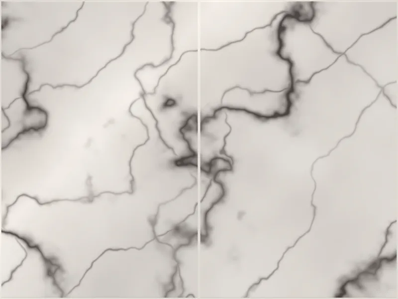 Veined Statement tile design, marble look