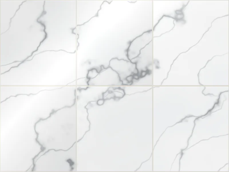 White Marble Look tile design, marble look